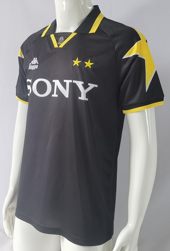 95-96 Juventus Second Away Black